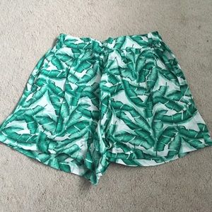 Banana Leaf Shorts